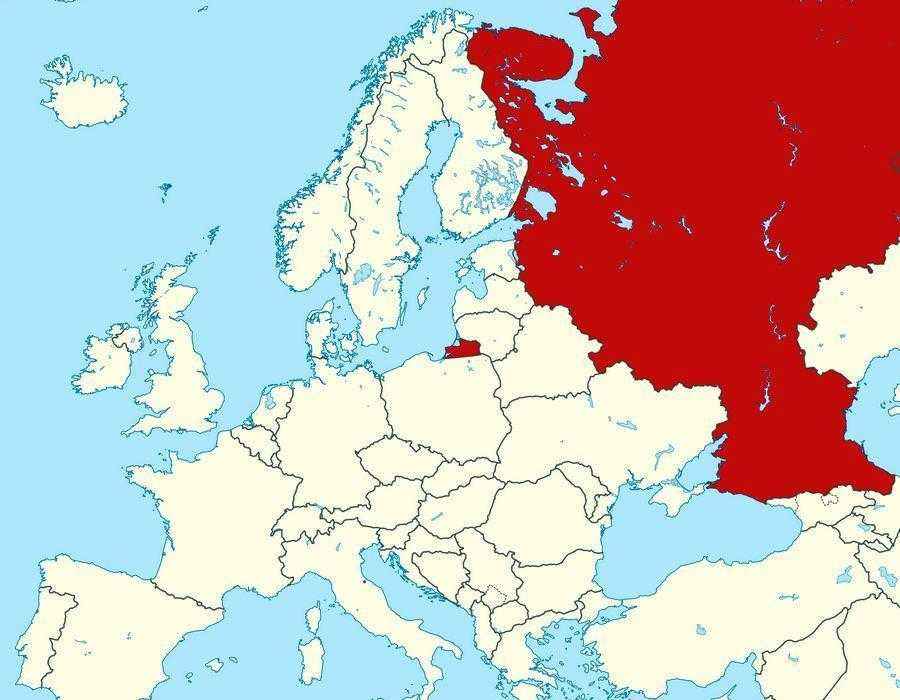 Россия расположена в Европе?