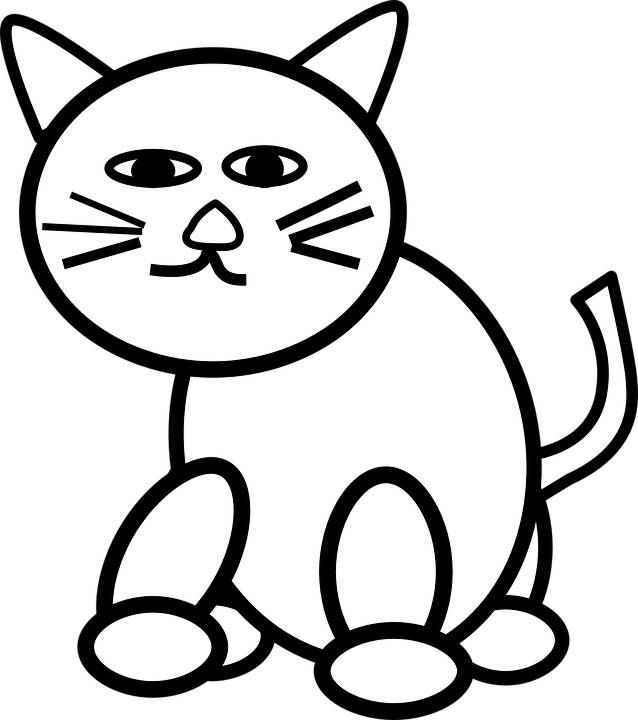 Раскраски кошек и котят для детей