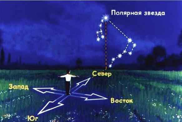 Ориентирование по звездам в Северном и Южном полушарии Земли?