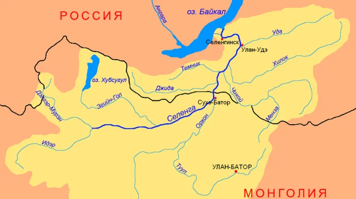 Бассейн реки Селенга